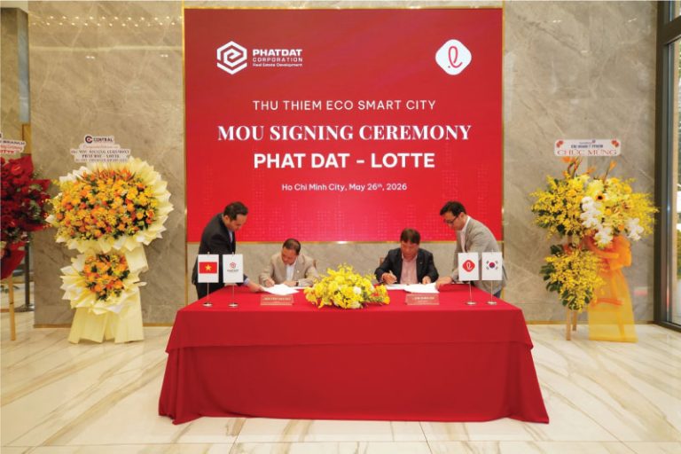 Phát Đạt Và Lotte Ký Kết MoU Hợp Tác Triển Khai Siêu Dự Án Thu Thiem Eco Smart City