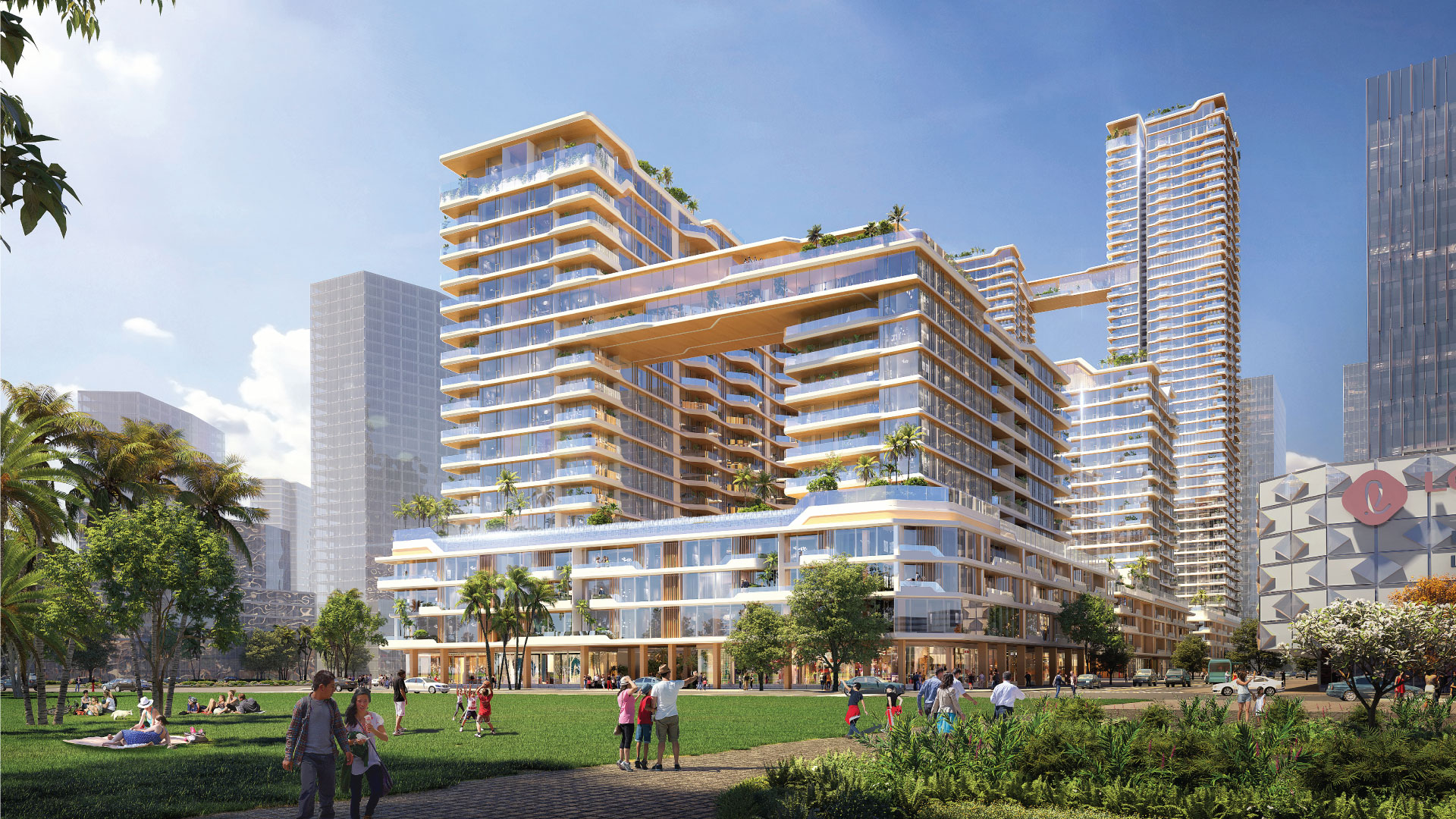 phối cảnh dự án lotte eco smart city thủ thiêm