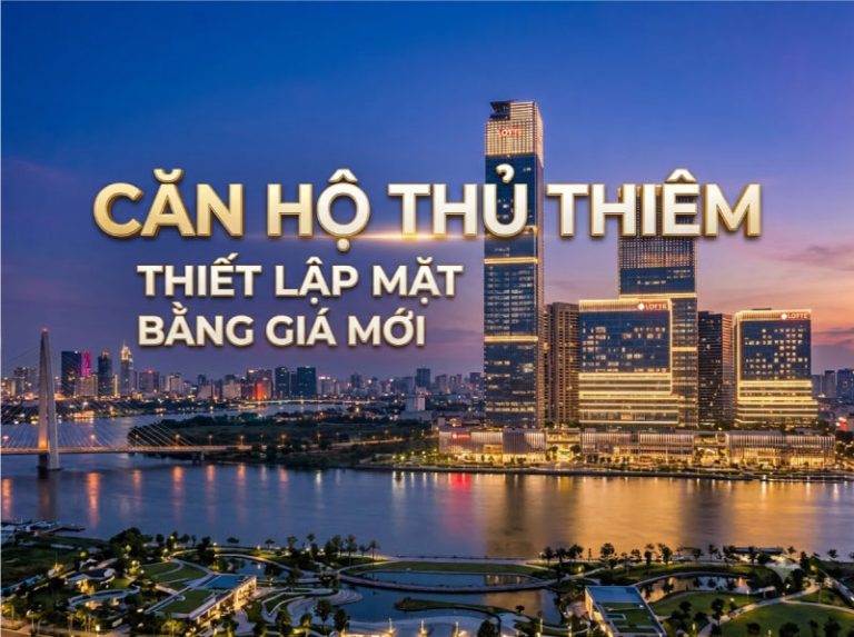 Căn hộ ở Thủ Thiêm lập mặt bằng giá mới