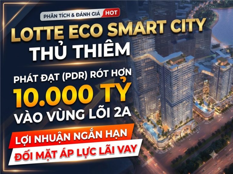 PHÁT ĐẠT (PDR) RÓT HƠN 10.000 TỶ VÀO SIÊU DỰ ÁN LOTTE ECO SMART CITY